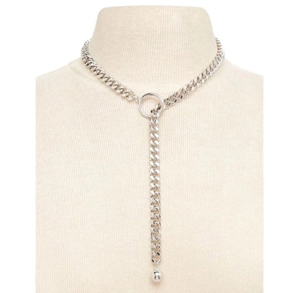 New! Drop Chain Choker Necklace - Picture 3 of 9